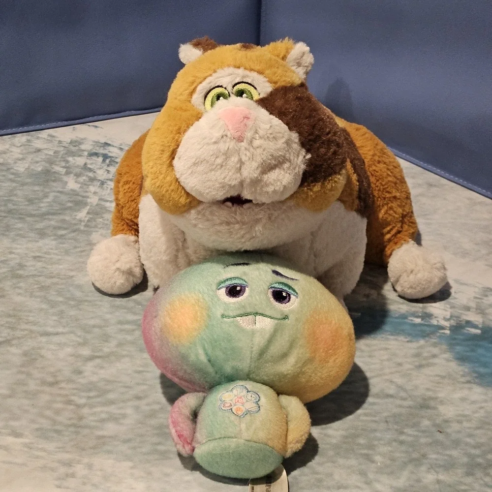 Disney Pixar Soul Plush Bundle Mr. Mittens Cat & Soul 22 Stuffed Animals Disney